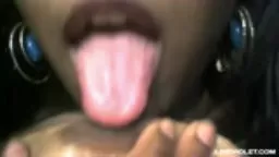 Horny ebony gamer Sefora with oiled big tits and black pussy